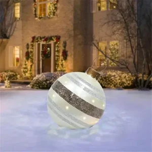 Outdoor Christmas Inflatable Decorated Ball Giant Christmas Inflatable Ball Christmas Tree Decorations