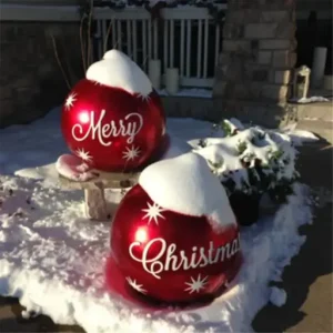 Outdoor Christmas Inflatable Decorated Ball Giant Christmas Inflatable Ball Christmas Tree Decorations