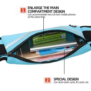 Portable Outdoor Phone Holder Waterproof Belt Bag