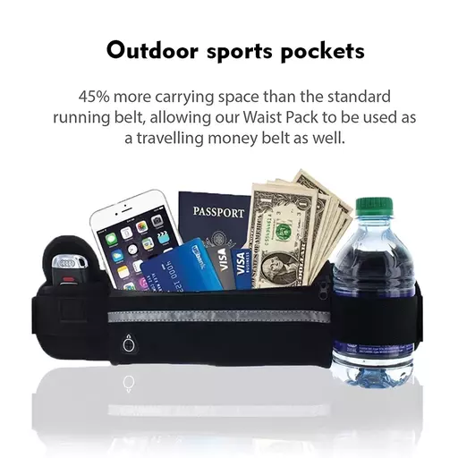 Portable Outdoor Phone Holder Waterproof Belt Bag