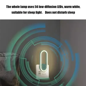 Ultrasonic Mosquito Killer with LED Sleeping Light