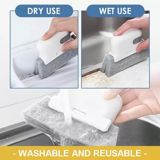 ឧបករណ៍សម្អាត 2-in-1 Groove Cleaning Cloth ប្រកបដោយការច្នៃប្រឌិត