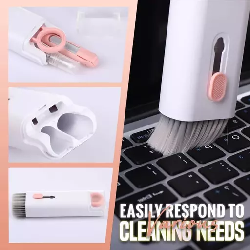 7 ni 1 Multifunctional Portable Cleaning Pen Cleaner Keycap Puller Kit