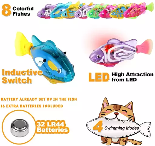 Cat Interactive Electric Fish Toy