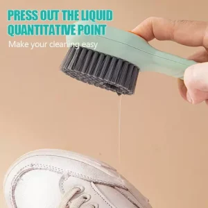 Multifunctional Shoe Brush with Liquid Box
