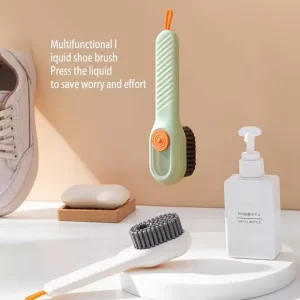 Multifunctional Shoe Brush with Liquid Box