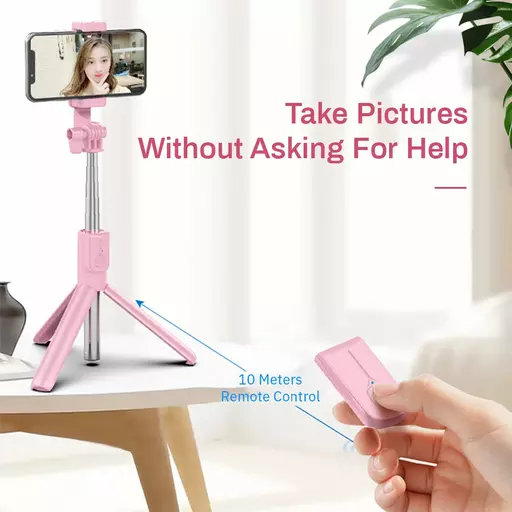 New 6 in 1 Wireless Bluetooth Selfie Stick