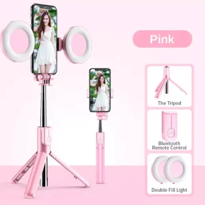 New 6 in 1 Wireless Bluetooth Selfie Stick