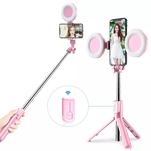 New 6 in 1 Wireless Bluetooth Selfie Stick