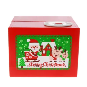 Santa Saving Money Box
