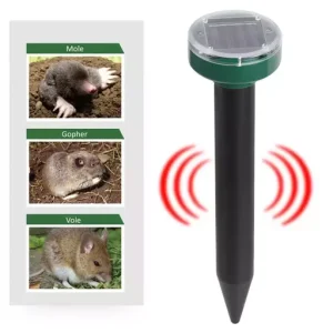 Solar Power Mouse Mole Snakes Pest Rodent Repeller