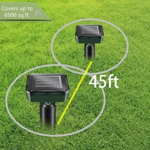 Solar Power Mouse Mole Snakes Pest Rodent Repeller