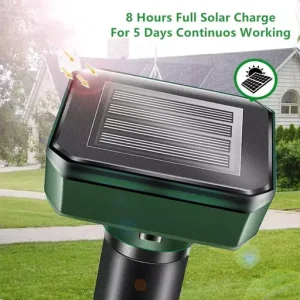 Solar Power Mouse Mole Snakes Pest Rodent Repeller