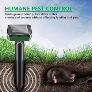 Solar Power Mouse Mole Snakes Pest Rodent Repeller