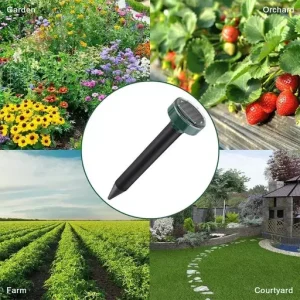 Solar Power Mouse Mole Snakes Pest Rodent Repeller