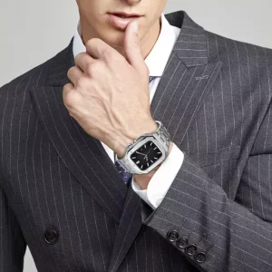 Stainless Steel Case Retrofit Kit for Apple Watch