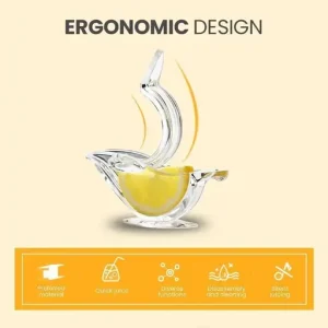 Acrylic Manual Lemon Juicer Squeezer