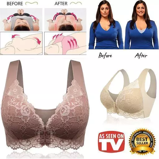 Front Closure Extra-Elastic Breathable Bra