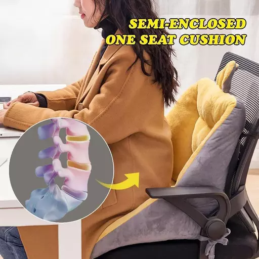 Orthopedic Seat Cushion and Lumbar Support Pillow