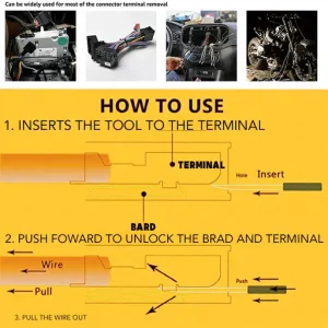Car Terminal Ejector Kit Removal Tool