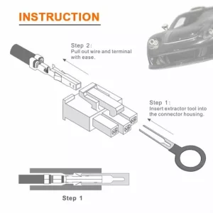 Car Terminal Ejector Kit Removal Tool