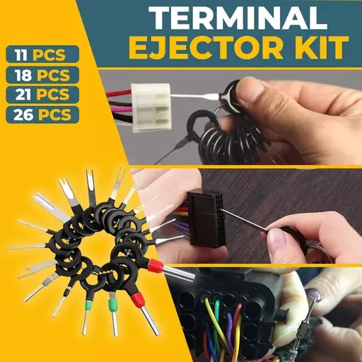 Terminal Removal Tool Kit, 87 Pcs Terminal Ejector Kit for Car, Depinning  Tool Electrical Connector, Pin Extractor Tool Set Wire Terminal Release  Tool for Automotive Car Most Connector Terminal - Yahoo Shopping