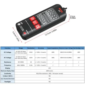 A1 Fully Automatic Anti-Burn Intelligent Digital Multimeter