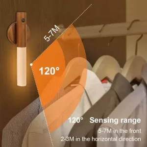 Creative Intelligent Auto PIR Motion Sensor LED Rechargeable Magnetic Night Light