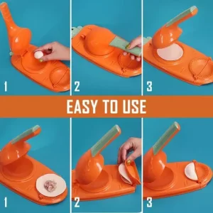 2-in-1 Efficient Dumpling Maker Manual Dough Presser