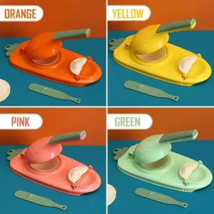 2-in-1 Efficient Dumpling Maker Manual Dough Presser