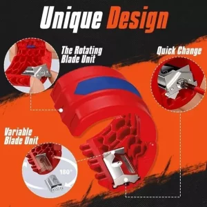 Portable Cutter for Plastic Pipes and Sealing Sleeves Water Pipe Cutter