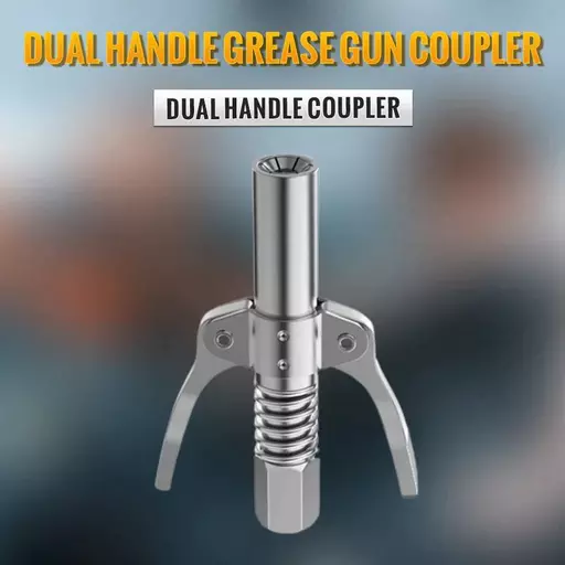 High Pressure Dual Handle Grease Gun Coupler