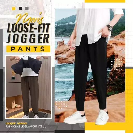 Men’s Super Cooling Loose-Fit Jogger Pants