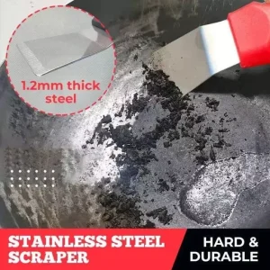 Multipurpose Kitchen Cleaning Spatula Scraper Stainless Steel Fume Shovel