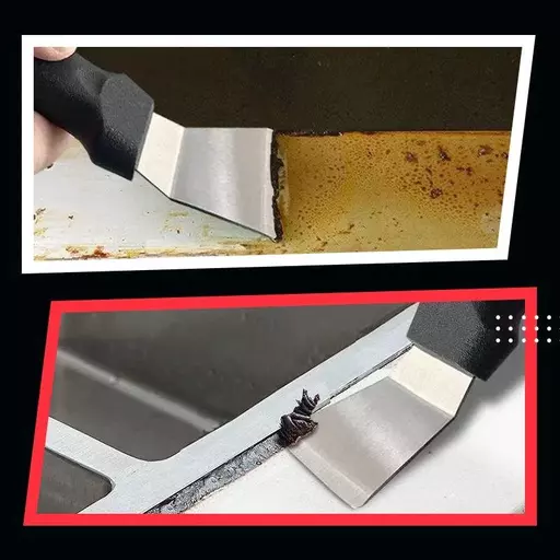 Multipurpose Kitchen Cleaning Spatula Scraper Stainless Steel Fume Shovel