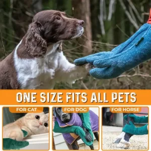 Super Absorbent Pet Drying Mitts Microfiber Pet Bath Towels