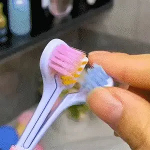Three Sided Soft Hair Tooth Toothbrush
