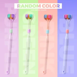 Three Sided Soft Hair Tooth Toothbrush Ultra Fine Soft Bristle Adult Toothbrush