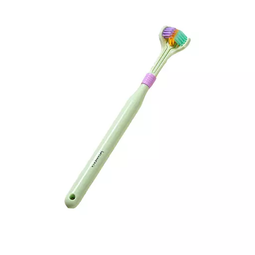 Three Sided Soft Hair Tooth Toothbrush Ultra Fine Soft Bristle Adult Toothbrush