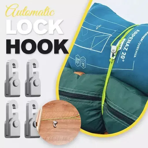 Zezzo Self-Locking Hooks Automatic Lock Hook