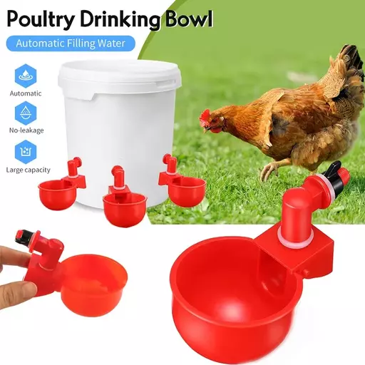 Automatic Chicken Water Cup Waterer Kit for Poultry