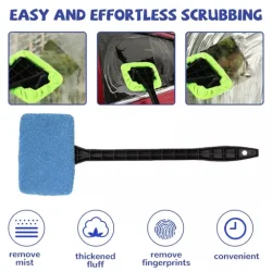 Car Window Windshield Cleaner Brush Kit Cleaning Tool Set