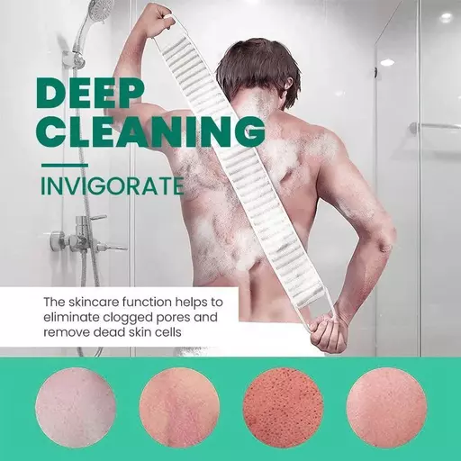Shower Exfoliating Back Scrubber Bath Belt