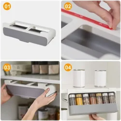 Under-Shelf Spice Organizer