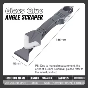 3 in 1 Silicone Caulking Tools Glass Glue Angle Scraper