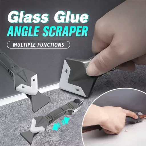 3 in 1 Glass Glue Angle Scraper