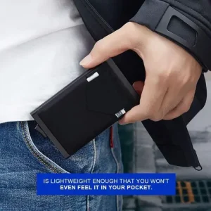 Pop-out RFID Card Holder Slim Aluminum Wallet Card Storage