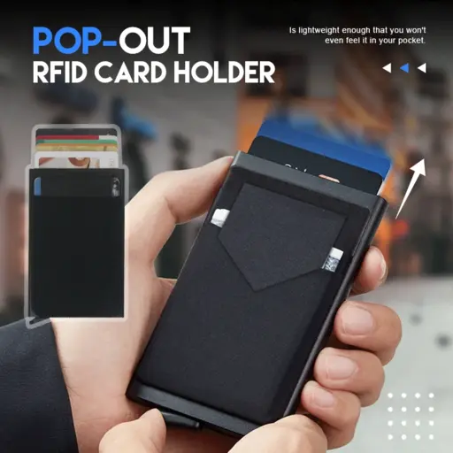 Pop-out RFID Card Holder