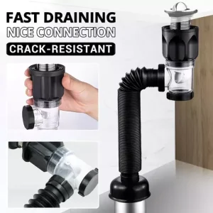 Pousbo Telescoping Anti-odor Drain Pipe