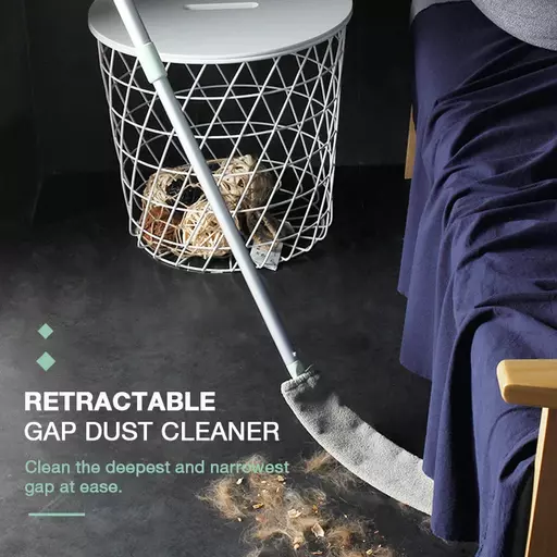 Gap Dust Cleaner - Retractable Microfiber Brush with Extendable Pole for  Furniture Cleaning 